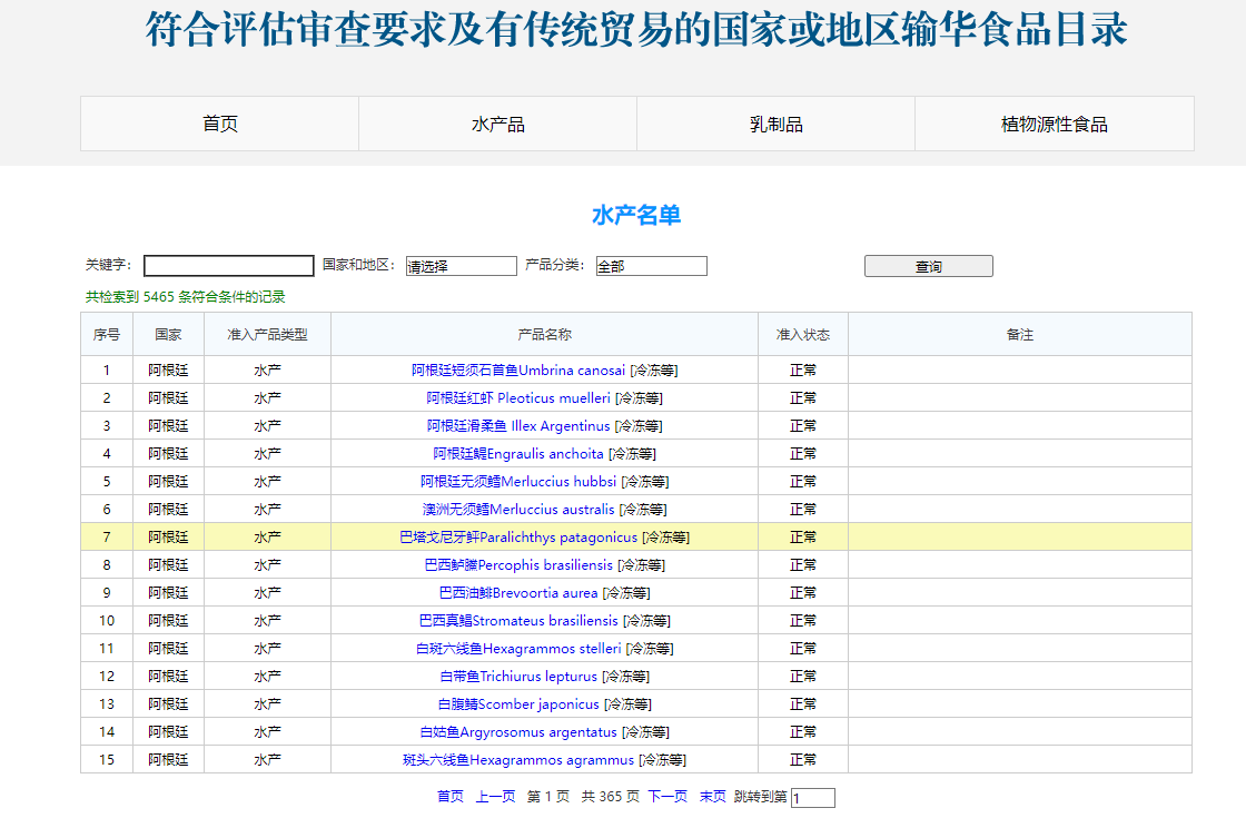進(jìn)口海參品種查詢網(wǎng)站